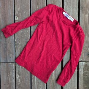 Simply Merino Kids Thermal Top - rouge